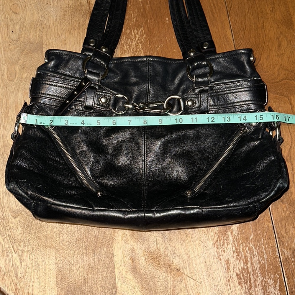 B MAKOWSKY 100% Genuine Leather Black Purse - Picture 8 of 17